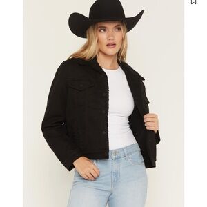 Women's Black Denim Jacket
